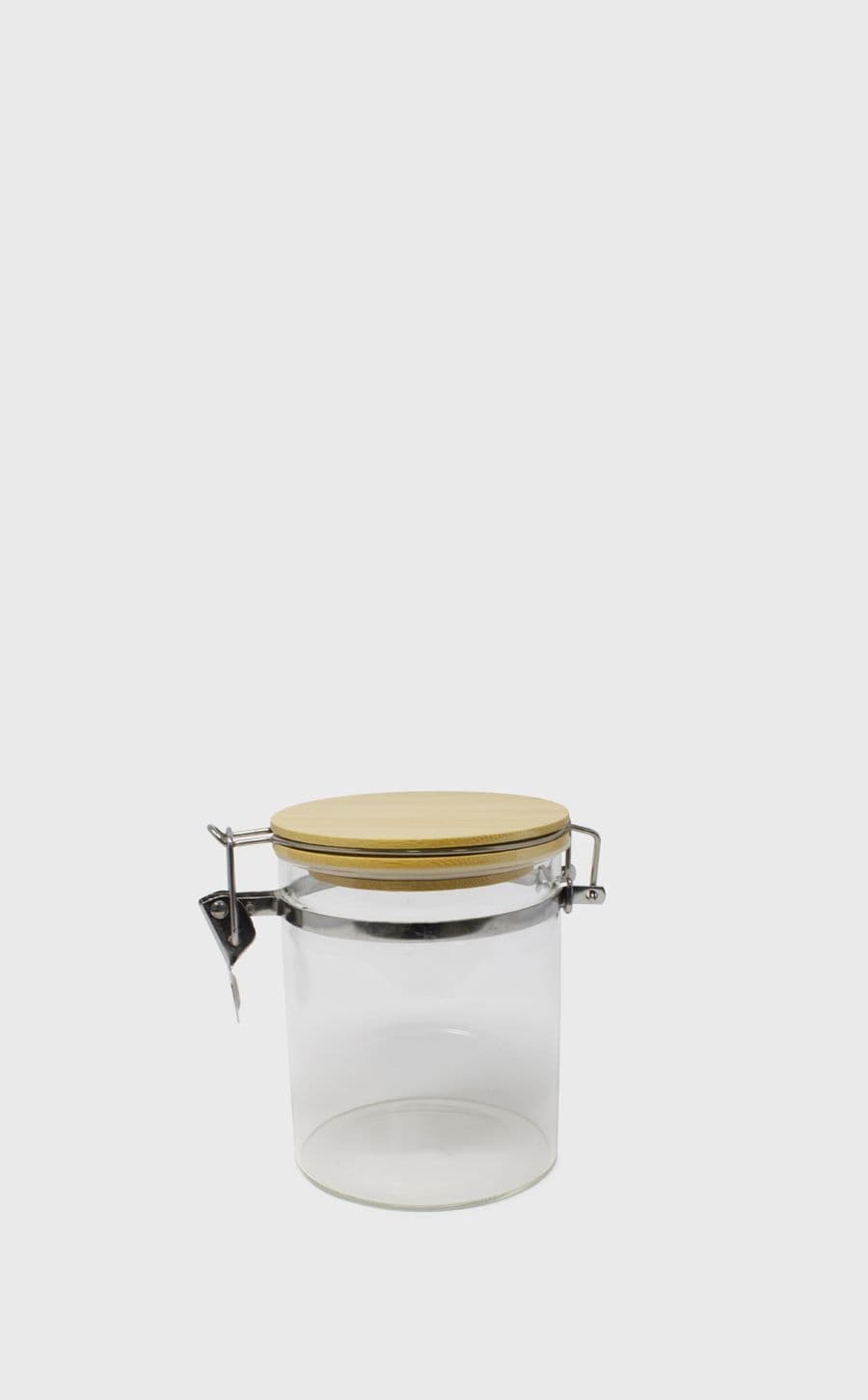 Glass Canister W/ Bamboo Lid