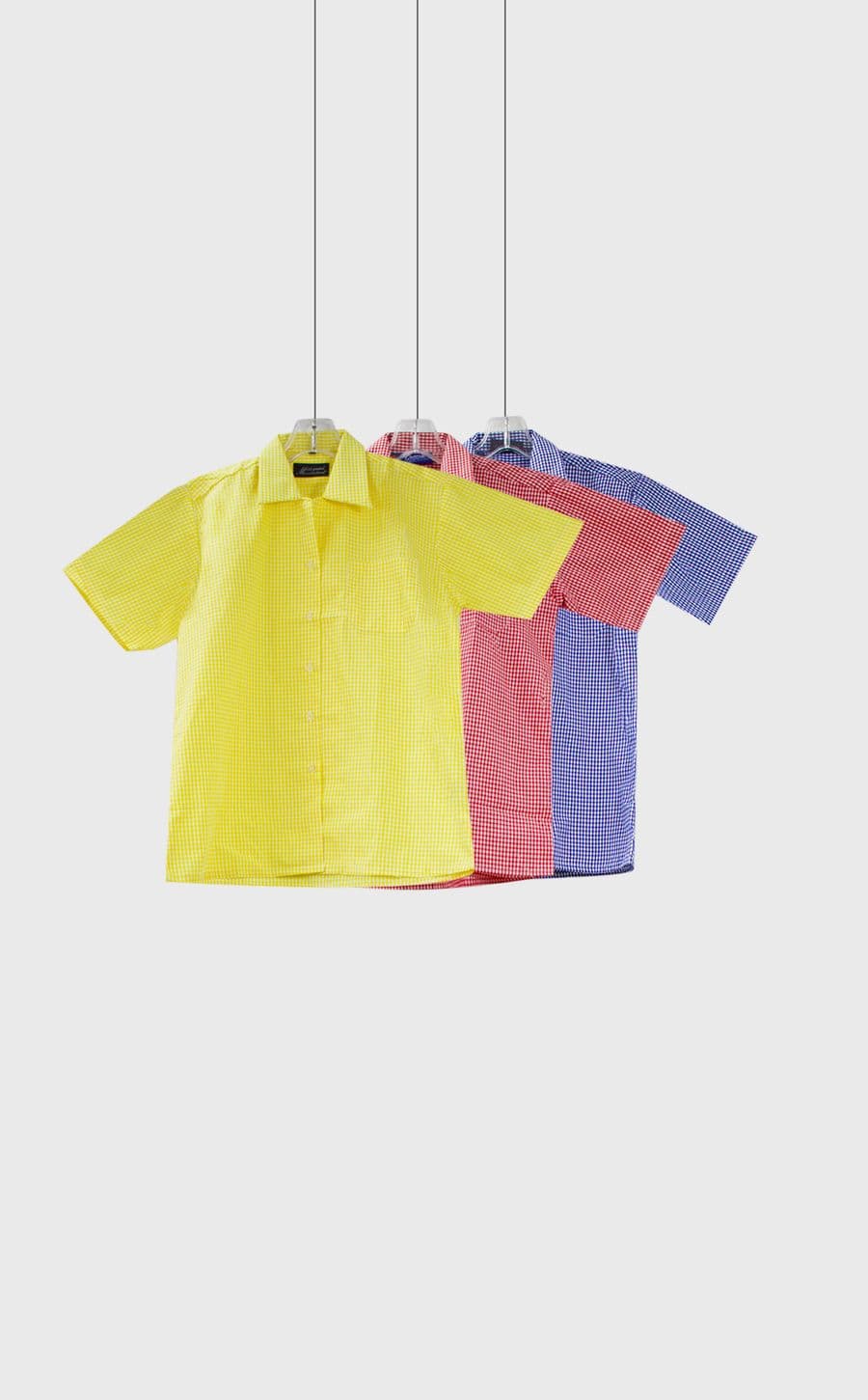 Girls Blouses Gingham