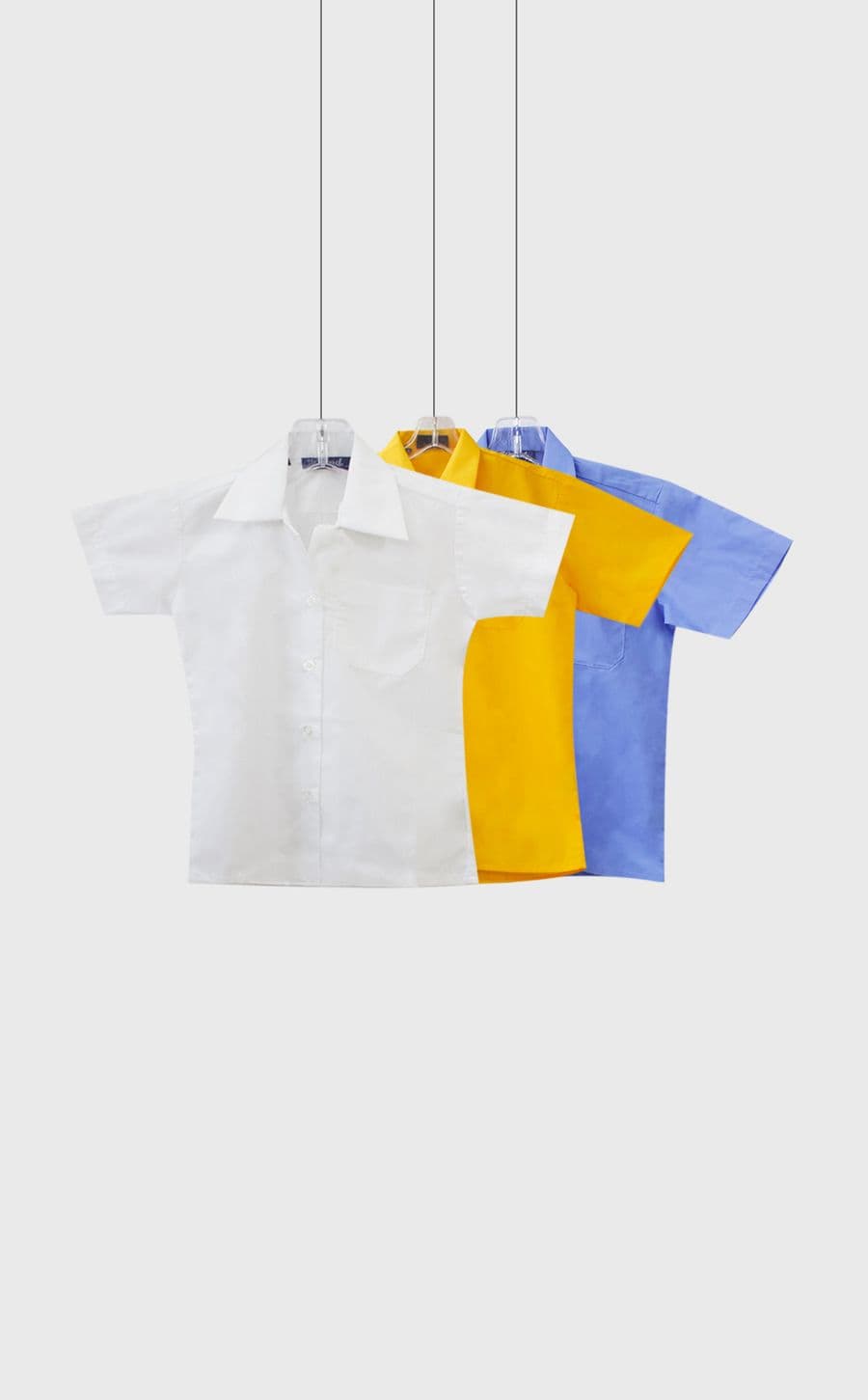 Girls Blouses Plain w/ Pocket