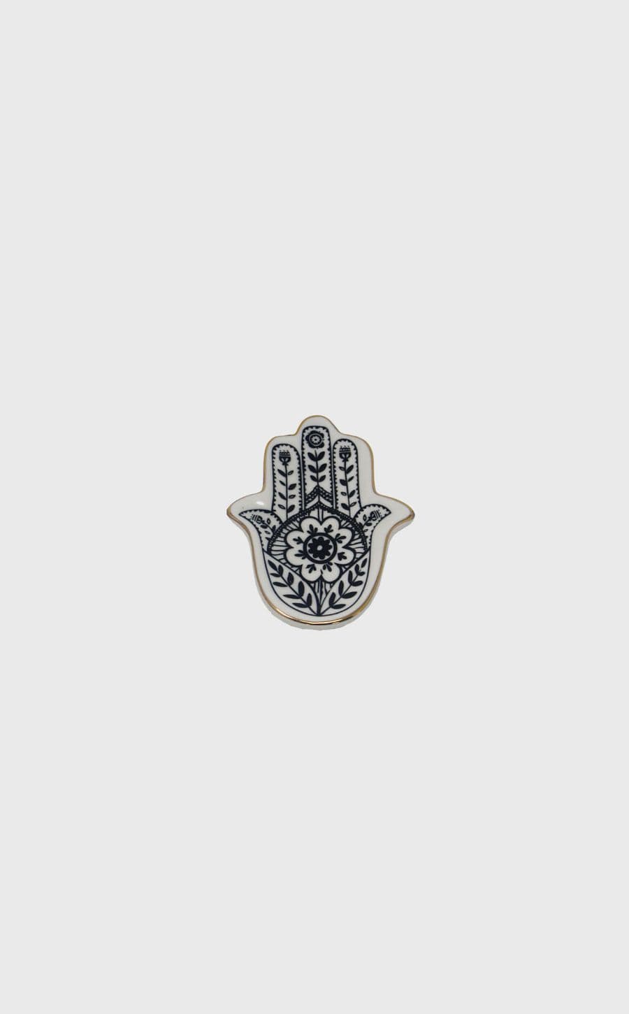 Small Ceramic Hamsa Tray