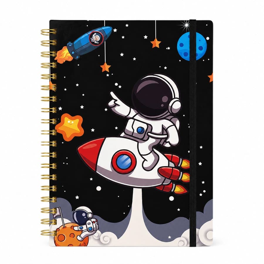 A4 Spaceman Notebook