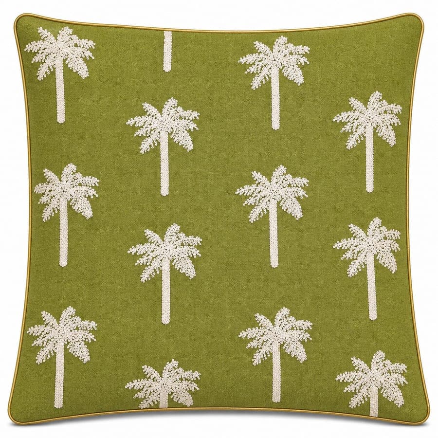 Small Palm Tree Cushion Cover
