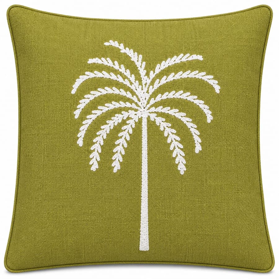 Large Palm Tree Cushion Cover