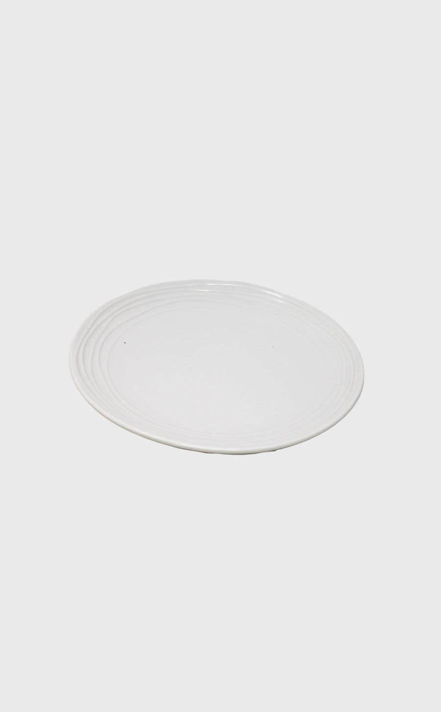White Round 8" Plate
