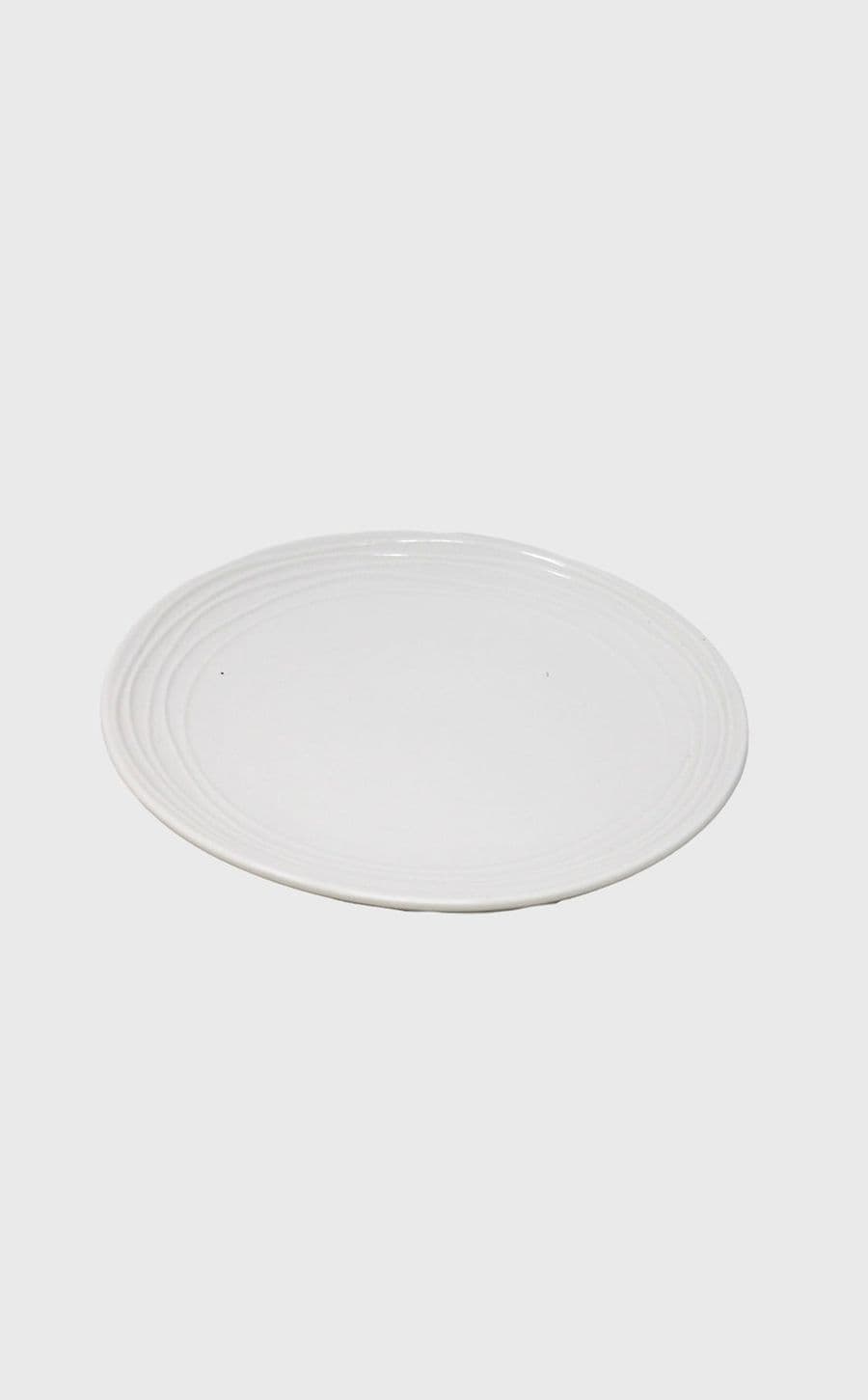 White Round 10.5" Plate