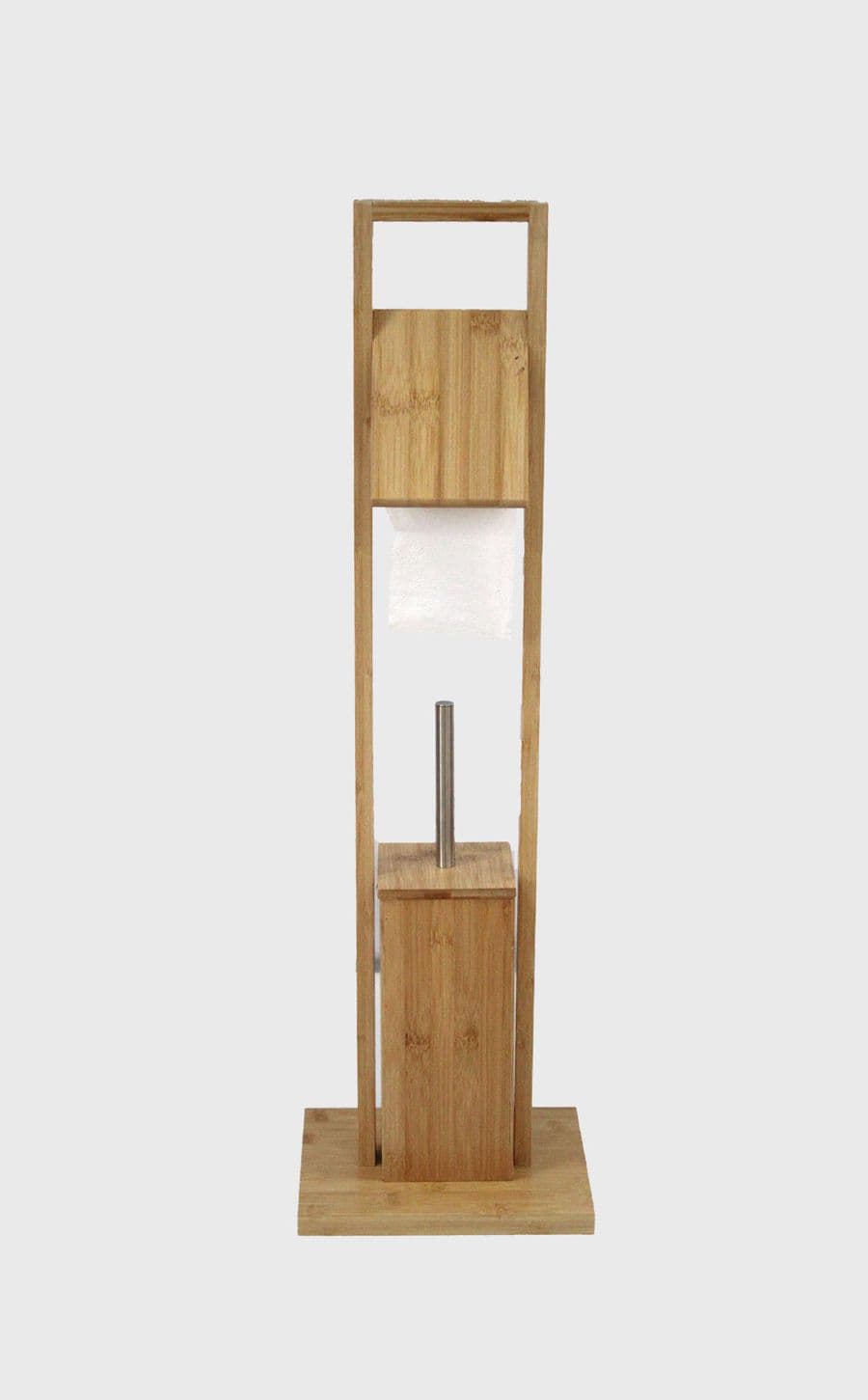 Bamboo Toilet Paper Stand