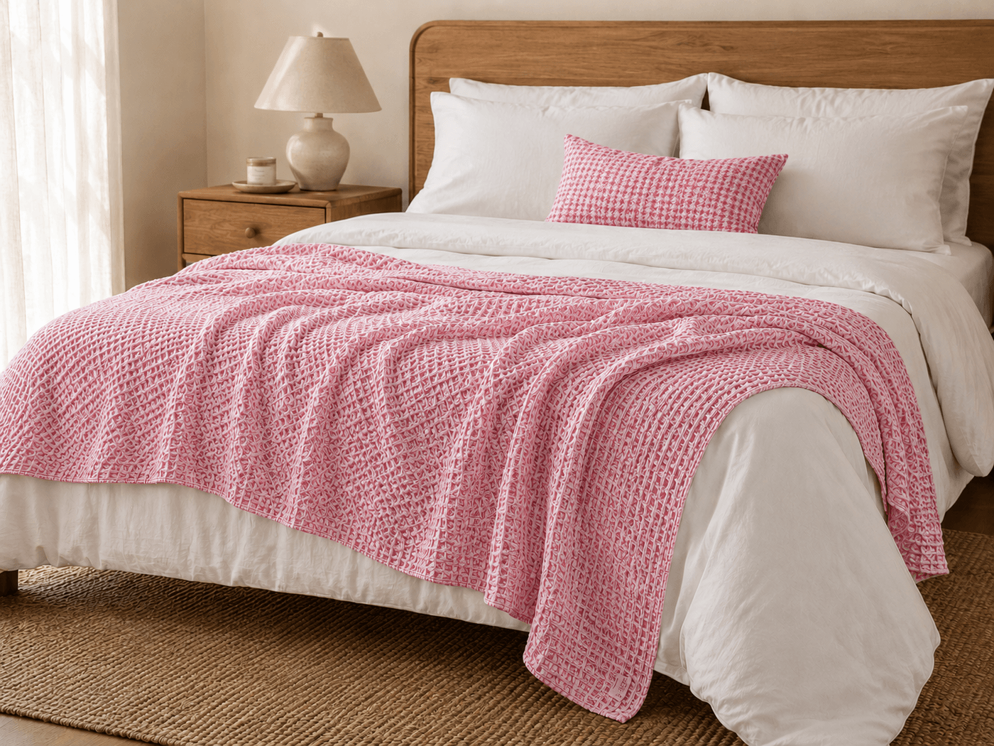 Cozy Waffle Throw