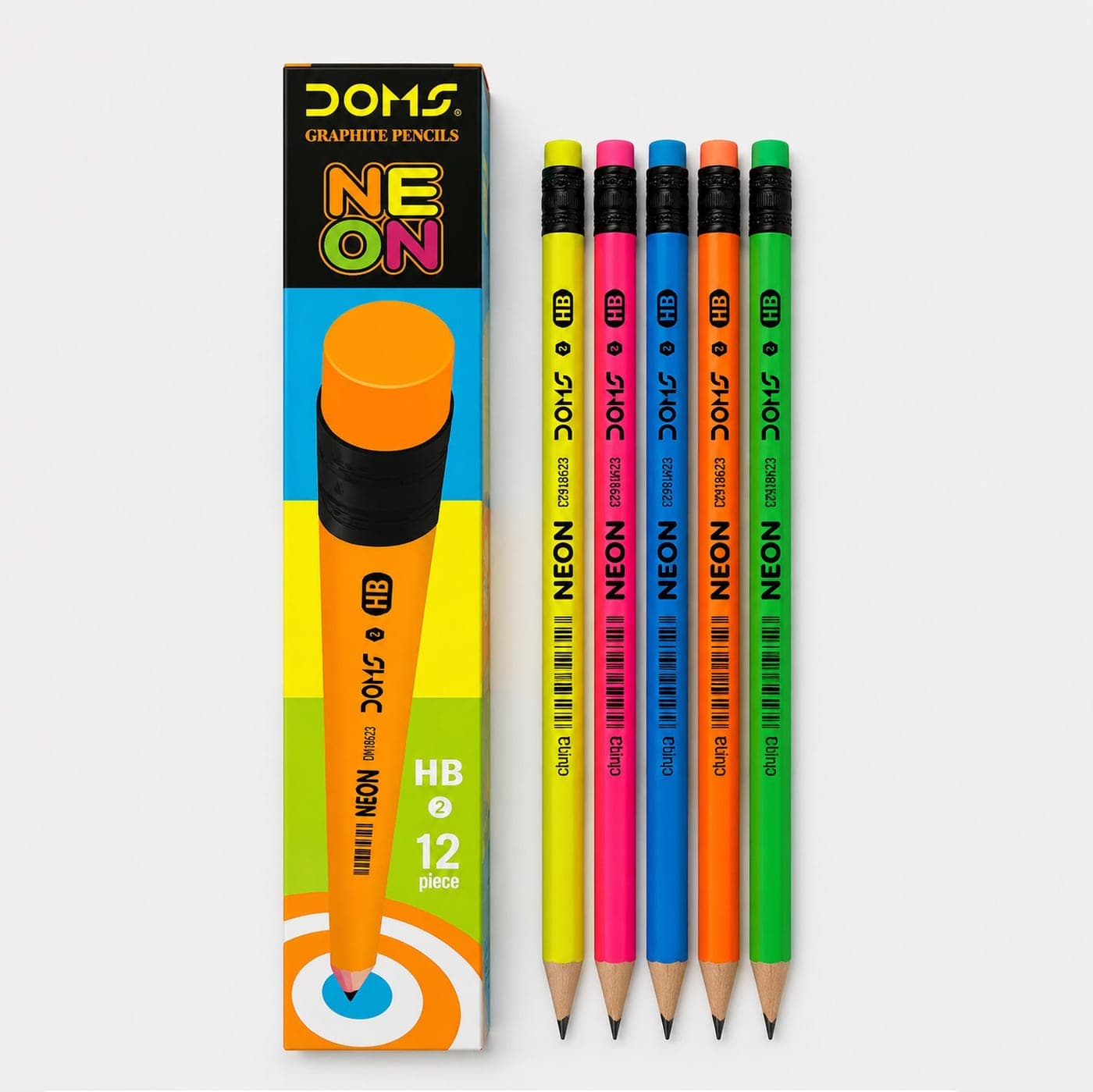 Neon Pencils 12 Pack